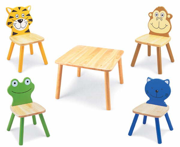 childrens animal table and chairs